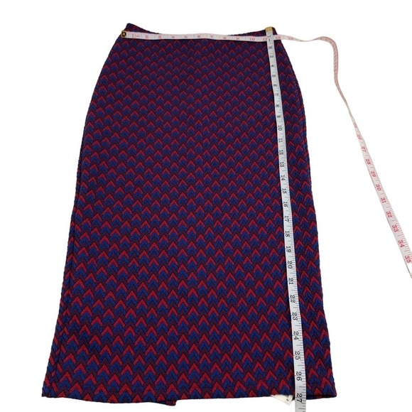 American Apparel Jacquard Mid Length Pencil Skirt - Picture 6 of 7